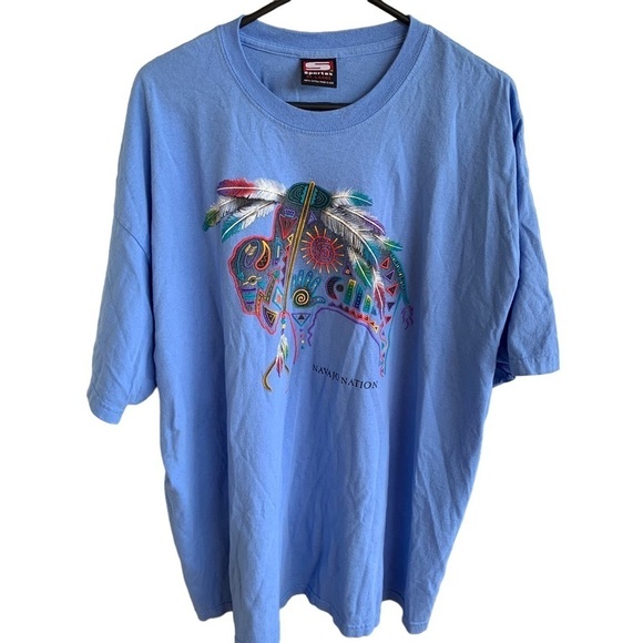 American Vintage Tops - Vintage Native American Tribal Aztec Navajo Nation Tee Shirt Adult Size XXL